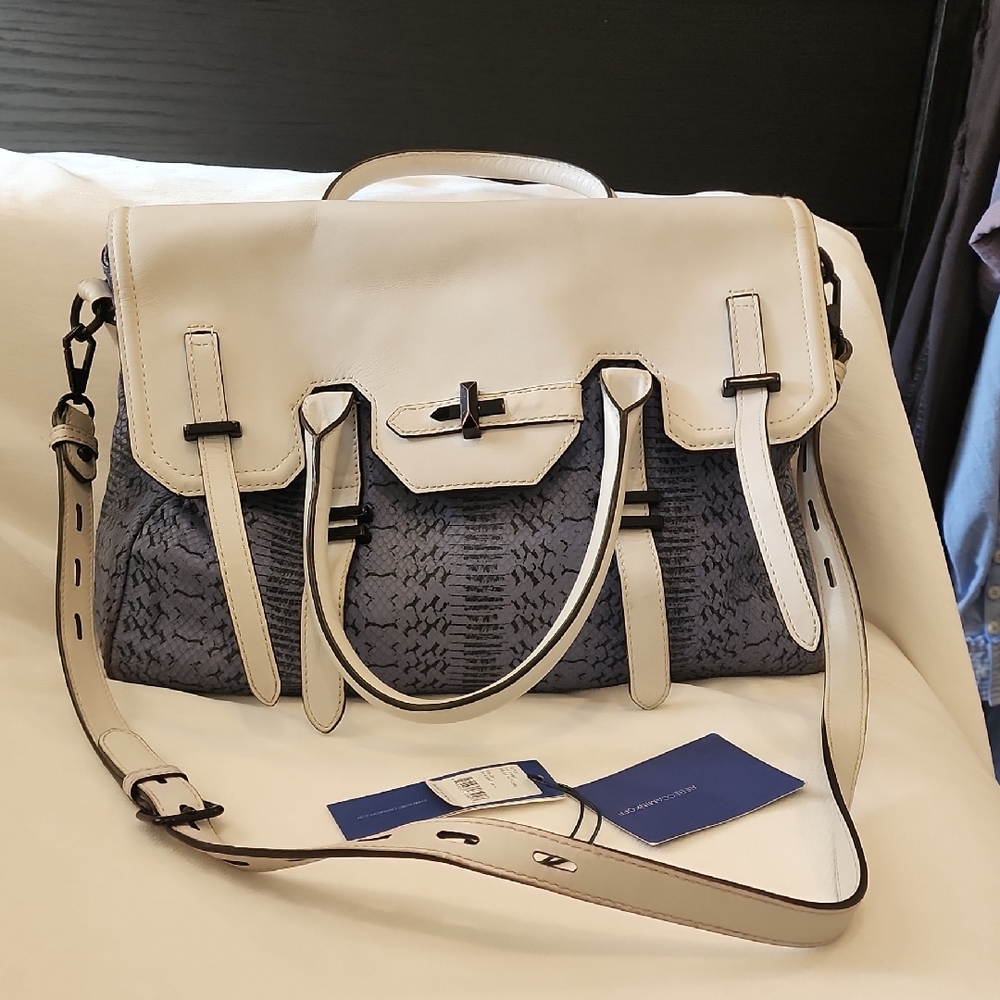 Rebecca MINKOFF JULES Women's Satchel Handbag IN TWILIGHT SKY